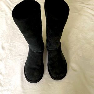 Women’s  high black Ugg boots.